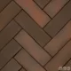 Брусчатка клинкерная ГЛАЗГО ЛОНГ темно-красный флэш, 250х80х50, ЛСР
