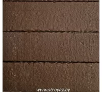 Плитка фасадная клинкерная керамическая ЛИРА коричневый