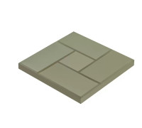 Плитка тротуарная «Калифорния» серая, 300×300×30 мм