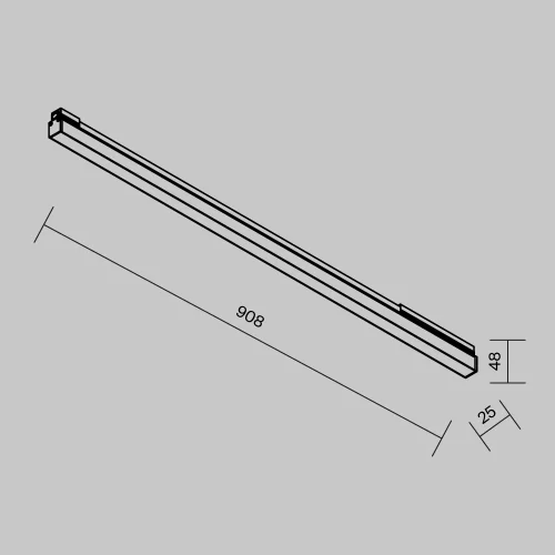 Купить Уличный трековый светильник Basis Exility IP 3000К 24Вт 120° черный O-TR02-1-S-24WB3K - фото: 7