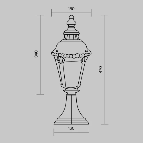 Купить Ландшафтный светильник Goiri O029FL-01BZ - фото: 5