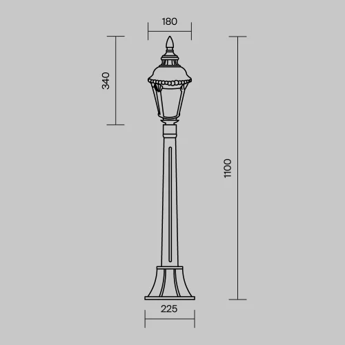 Купить Ландшафтный светильник Goiri O028FL-01BZ - фото: 5