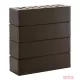 Облицовочный клинкерный кирпич Рейкьявик черный глянец 250x85x65, серия Обсидиан, ЛСР в Бресте