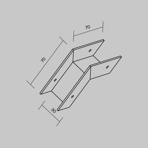 Купить Коннектор внешний для профиля Elasity IP O-TR001-OC-W - фото: 4