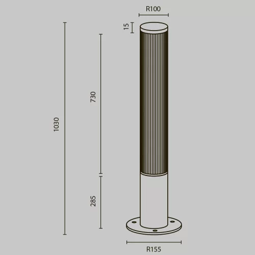 Купить Ландшафтный светильник Ster O467FL-L50B3K - фото: 5