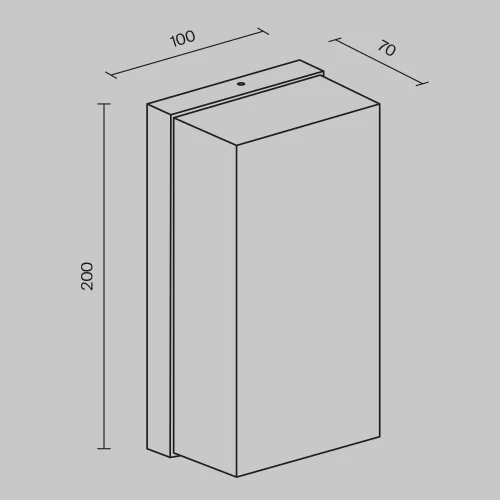 Купить Уличный настенный светильник Badd O454WL-L10GF3K - фото: 6