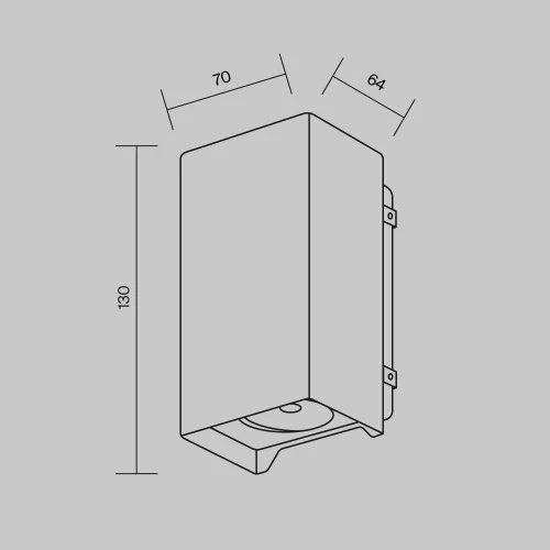 Купить Уличный настенный светильник Shell O570WL-L10B3K - фото: 5