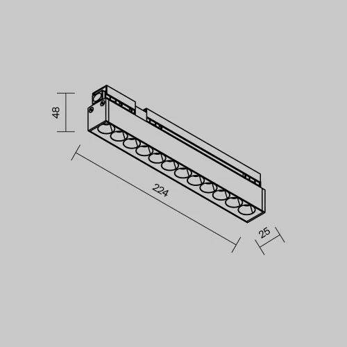Купить Уличный трековый светильник Points Exility IP 3000К 12Вт 36° черный O-TR02-2-S-12WB3K - фото: 8