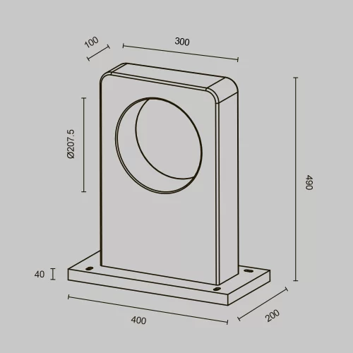 Купить Ландшафтный светильник Betone O469FL-L7CM3K - фото: 5