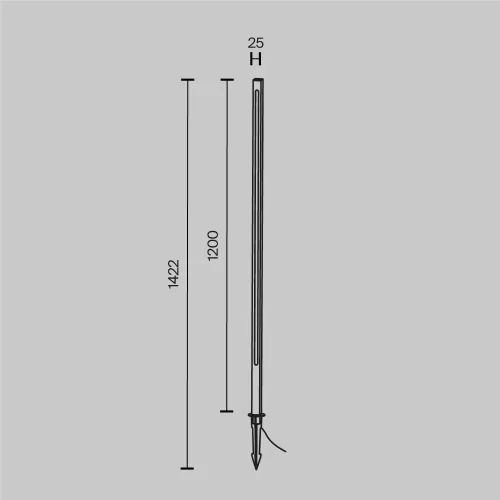 Купить Ландшафтный светильник Pole O440FL-L18GF3K - фото: 6