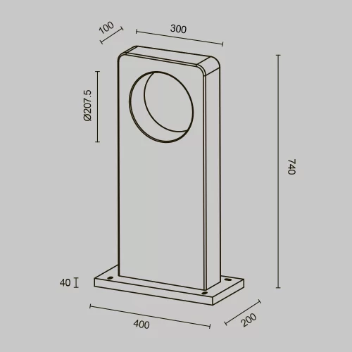 Купить Ландшафтный светильник Betone O469FL-L7CM3K1 - фото: 5